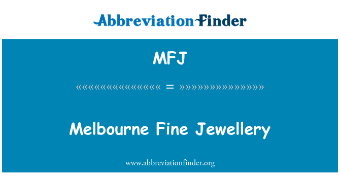 MFJ: Melbourne Bijoux anfòm