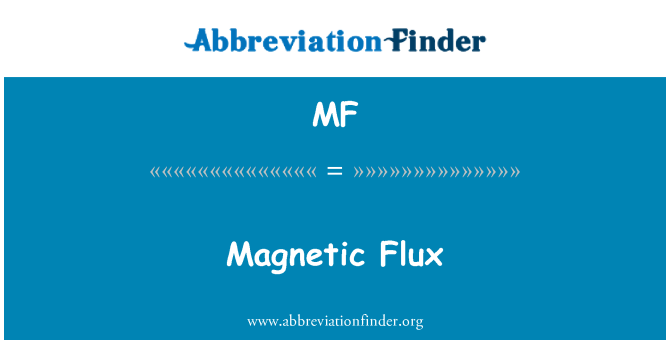 MF: Mágneses fluxus