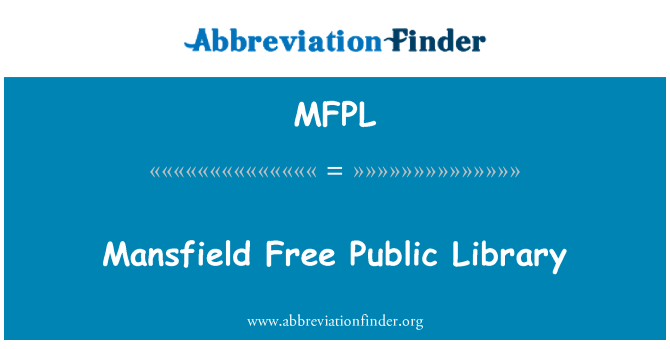 MFPL: Mansfield ħielsa librerija pubblika