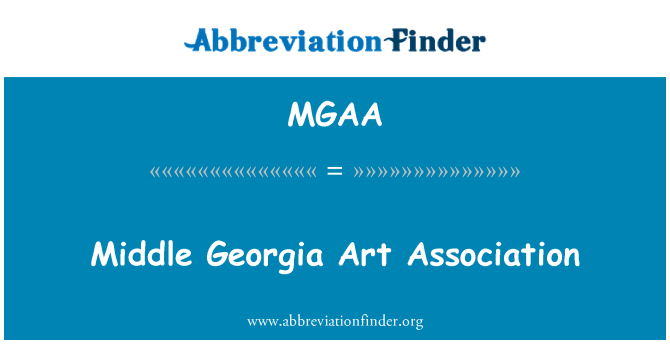 MGAA: Střední Georgia Art Association