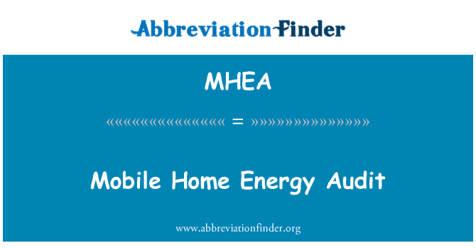 MHEA: Mobile Pradžia energijos vartojimo auditas