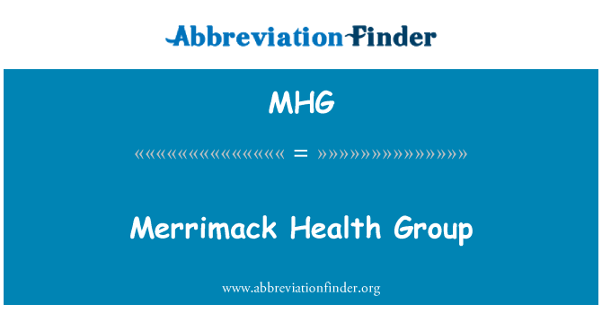 MHG: Merrimack egészségügyi csoport