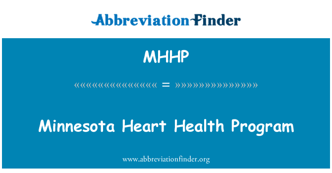 MHHP: Minnesota südame tervise programm
