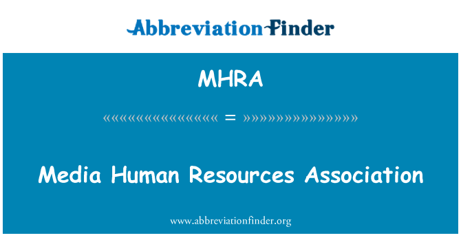 MHRA: สมาคมสื่อทรัพยากรบุคคล
