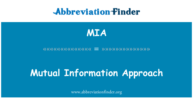 MIA: Abipusio informavimo metodas