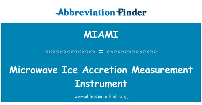MIAMI: Mikrovalna LED srastanje mjerni Instrument