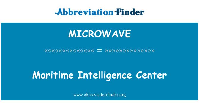 MICROWAVE: מרכז המודיעין הימי