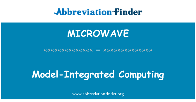 MICROWAVE: Terintegrasi model komputasi