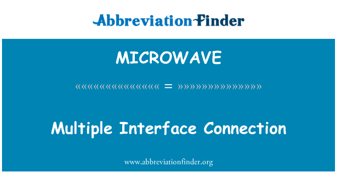 MICROWAVE: Mitme kasutajaliidese ühendus