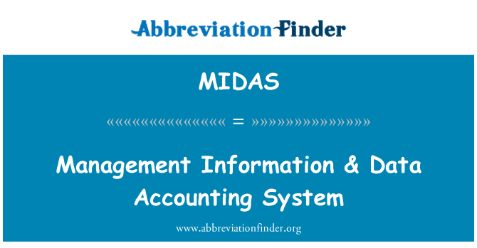 MIDAS: Gestion enfòmasyon & sistèm kontab done