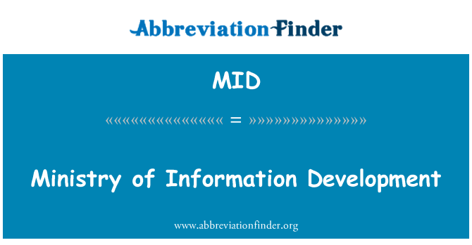 MID: Attīstības ministrijas informācijas