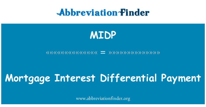 MIDP: Mutuo interesse differenziale pagamento