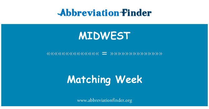 MIDWEST: Semana de correspondência