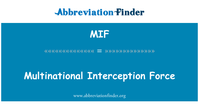 MIF: Multinationella avlyssning kraft