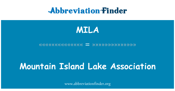 MILA: Mountain Island Lake Association