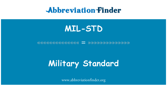 MIL-STD: Standard militè