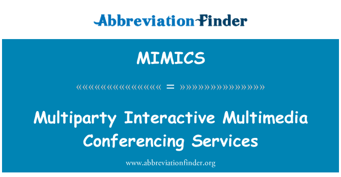 MIMICS: Mit mehreren Teilnehmern interaktive Multimedia Conferencing Services