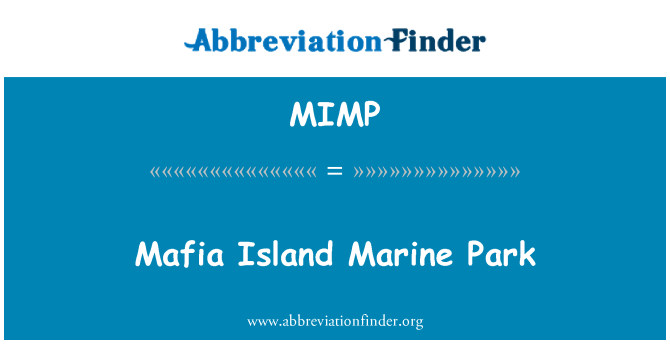 MIMP: Mafia Island Marine Park