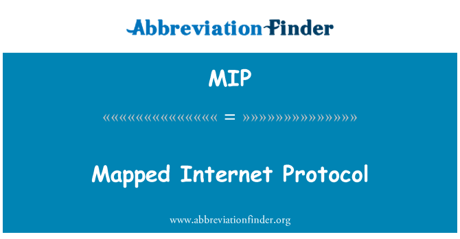 MIP: 割り当てられたインターネット プロトコル