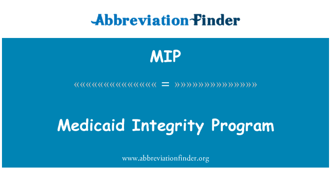 MIP: Rhaglen uniondeb Medicaid