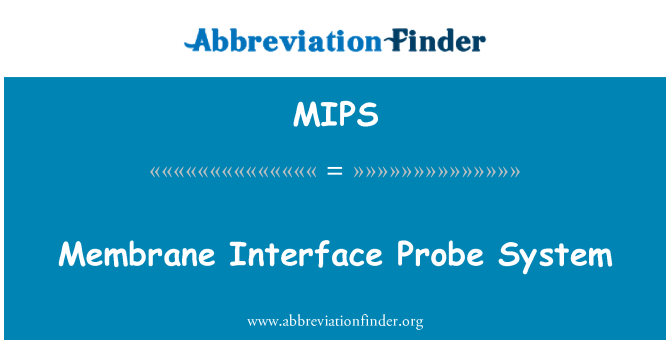 MIPS: Membrane Interface Probe System