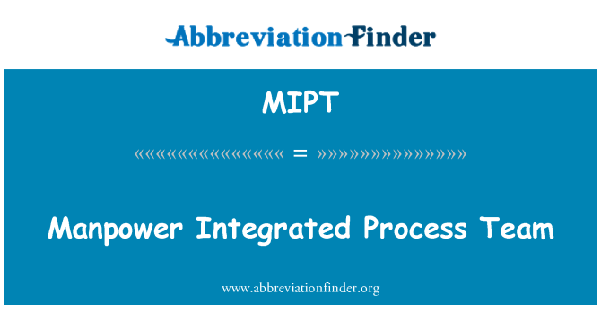 MIPT: Ħaddiema integrati proċess tim