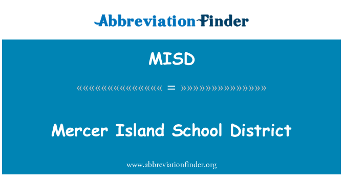 MISD: Mercer Island School District