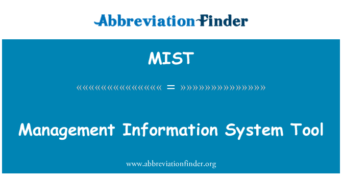 MIST: เครื่องมือการจัดการระบบข้อมูล