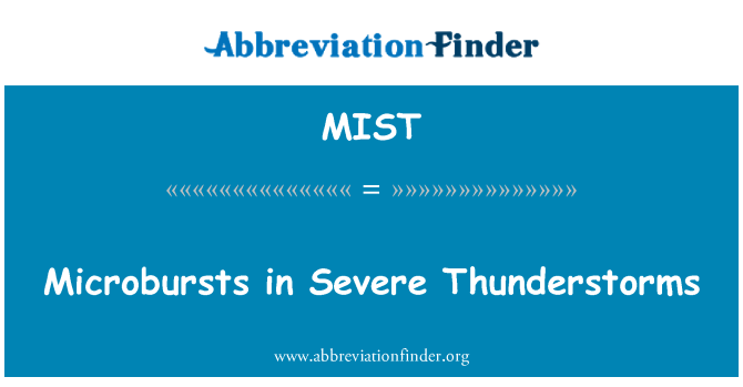 MIST: Windhosen in schweren Gewittern
