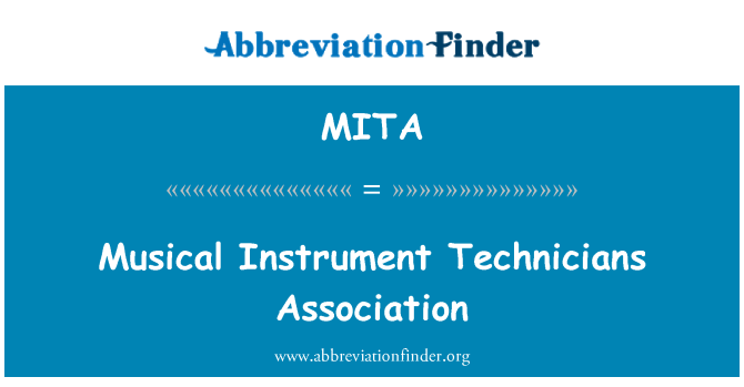 MITA: Association tehnikov glasbilo
