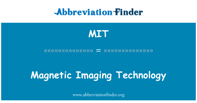 MIT: Magnetisk Imaging teknologi