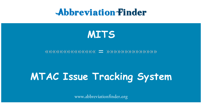 MITS: מערכת מעקב MTAC