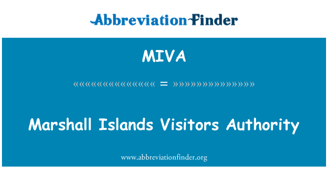 MIVA: איי מרשל מבקרים רשות