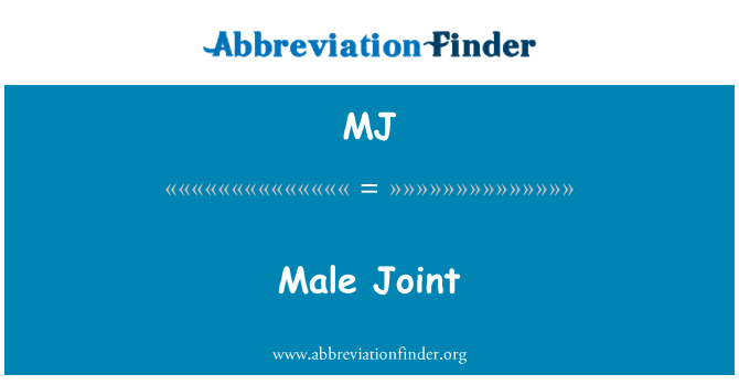 MJ: Mužské Joint