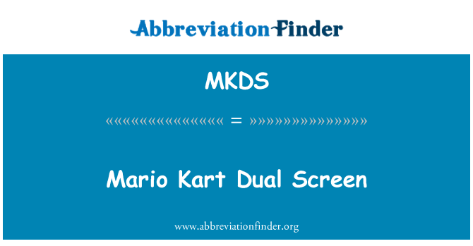 MKDS: Mario Kart kettős képernyő