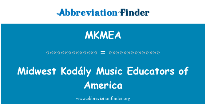 MKMEA: Midwest Kodály musik lärare av Amerika