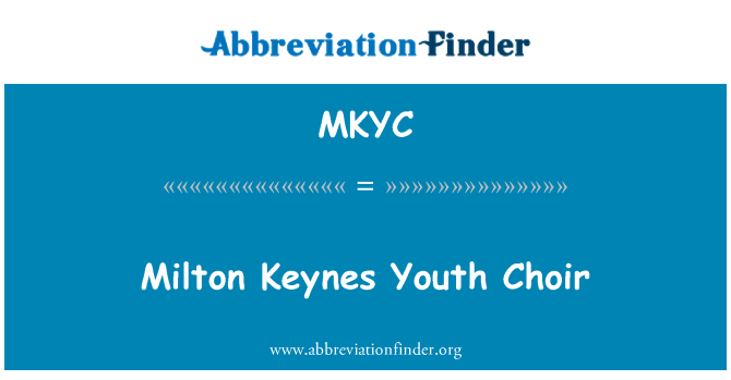 MKYC: Côr Ieuenctid Milton Keynes