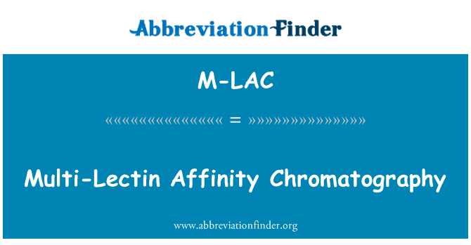 M-LAC: Cromatografia d'afinitat multi-lectina