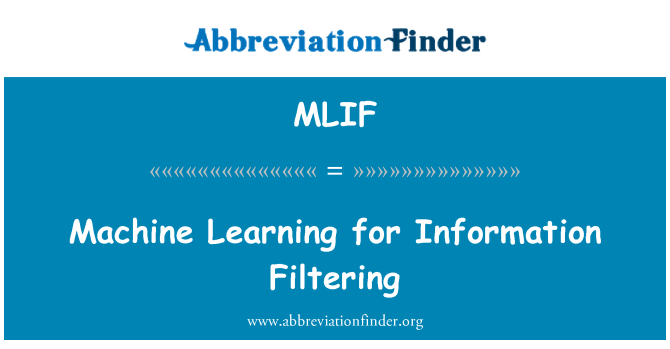 MLIF: Izglītības informācijas filtrēšanas iekārta