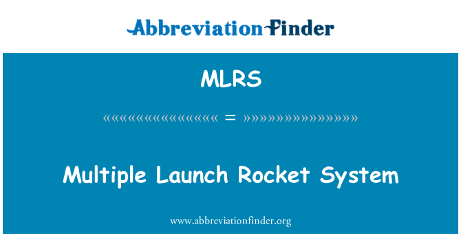 MLRS: Flera lanseringen raket System