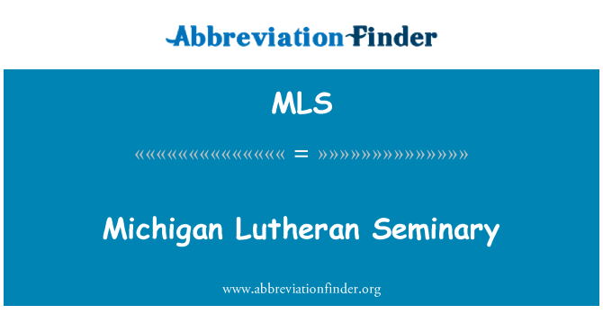 MLS: Michigan evanjelický seminár