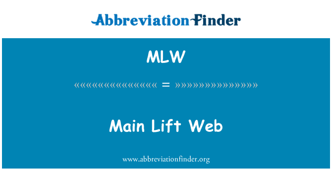 MLW: Pwensipal woulib lage Web