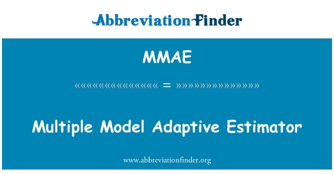 MMAE: Istimatur multipli adattiva tal-mudell