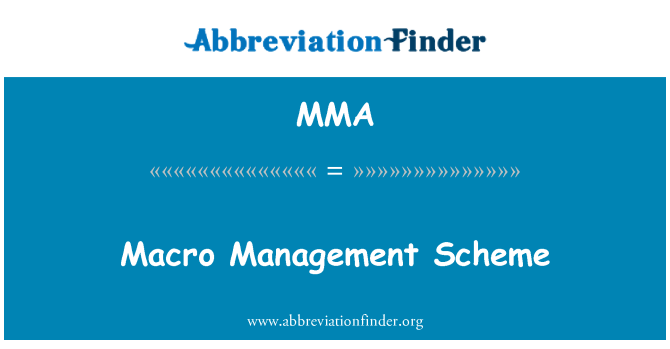 MMA: Macro Management Scheme