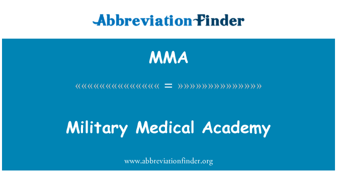 MMA: Militè medikal Academy