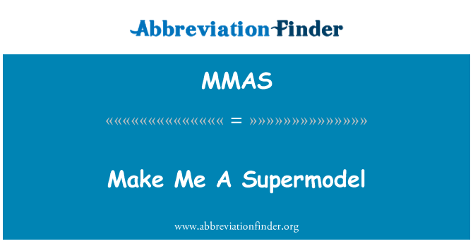 MMAS: Fè m' yon Supermodel