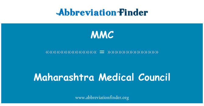 MMC: Maharashtra Medical Council