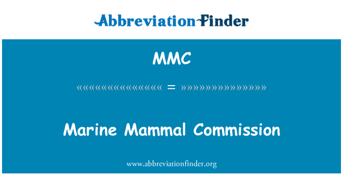 MMC: 海洋哺乳動物委員會