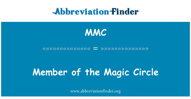 MMC: Član čarobni krug