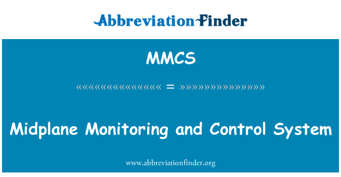 MMCS: Midplane Monitoring i sustav kontrole